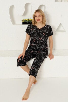 Bahar Dalı Bermuda Bayan Pijama Takımı 2707B - Alimer