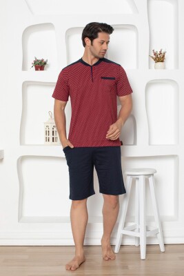 Bordo Erkek Şort Takımı 1203ŞT - 3