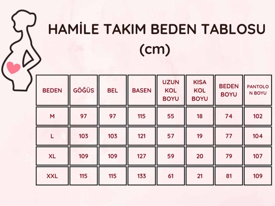 Bordo Şal Yaka Hamile Kadife Sabahlıklı Bayan Pijama Takımı 2693UK - 5