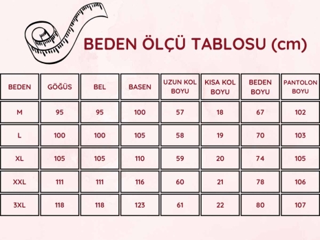 Çiçek Desenli Büyük Beden Bayan Pijama Takımı 2766UKBL - 2
