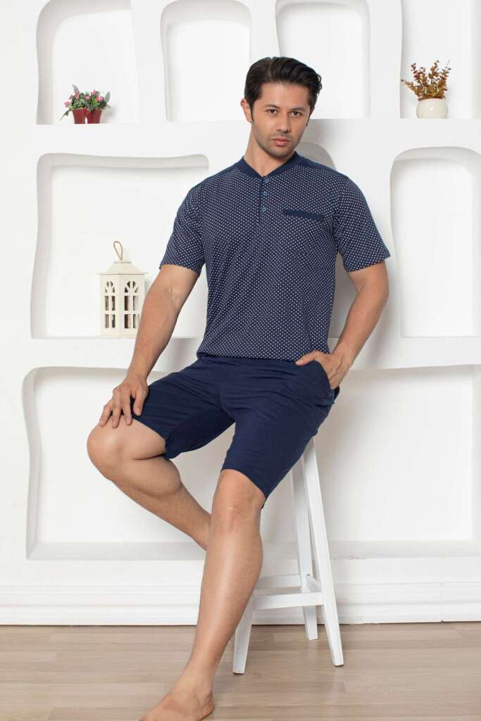 İndigo Erkek Şort Takımı 1203ŞT - 1