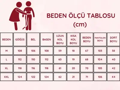 Kadın Pijama Takımı - Mürdüm Çiçek Desenli Uzun Kollu Likralı Pamuk 2892UKL - 5