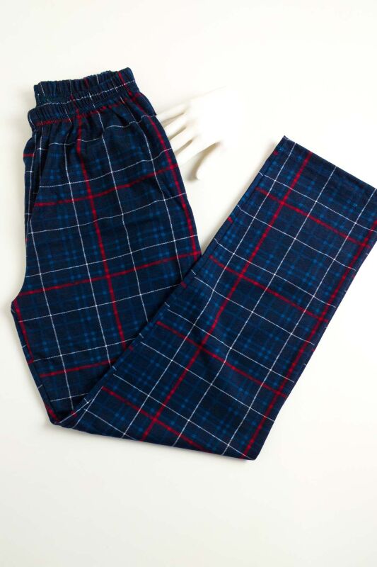 Kareli Penye Erkek Pijama Tek Alt Pantolon 3292 - 2
