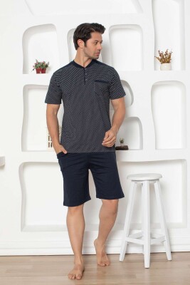 Lacivert Erkek Şort Takımı 1203ŞT - Alimer (1)