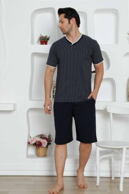 Lacivert Şortlu Erkek Pijama Takımı 1199ŞT - 2