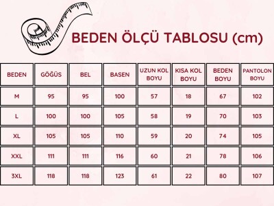 Mantar Desenli Kadın Pijama Takımı - Kırmızı V Yaka Likralı Viskon Uzun Kollu 2847UY - 6