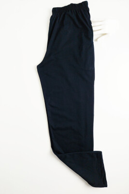 Siyah Penye Erkek Pijama Tek Alt Pantolon 3291 - 1