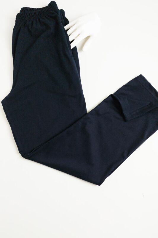 Siyah Penye Erkek Pijama Tek Alt Pantolon 3291 - 2